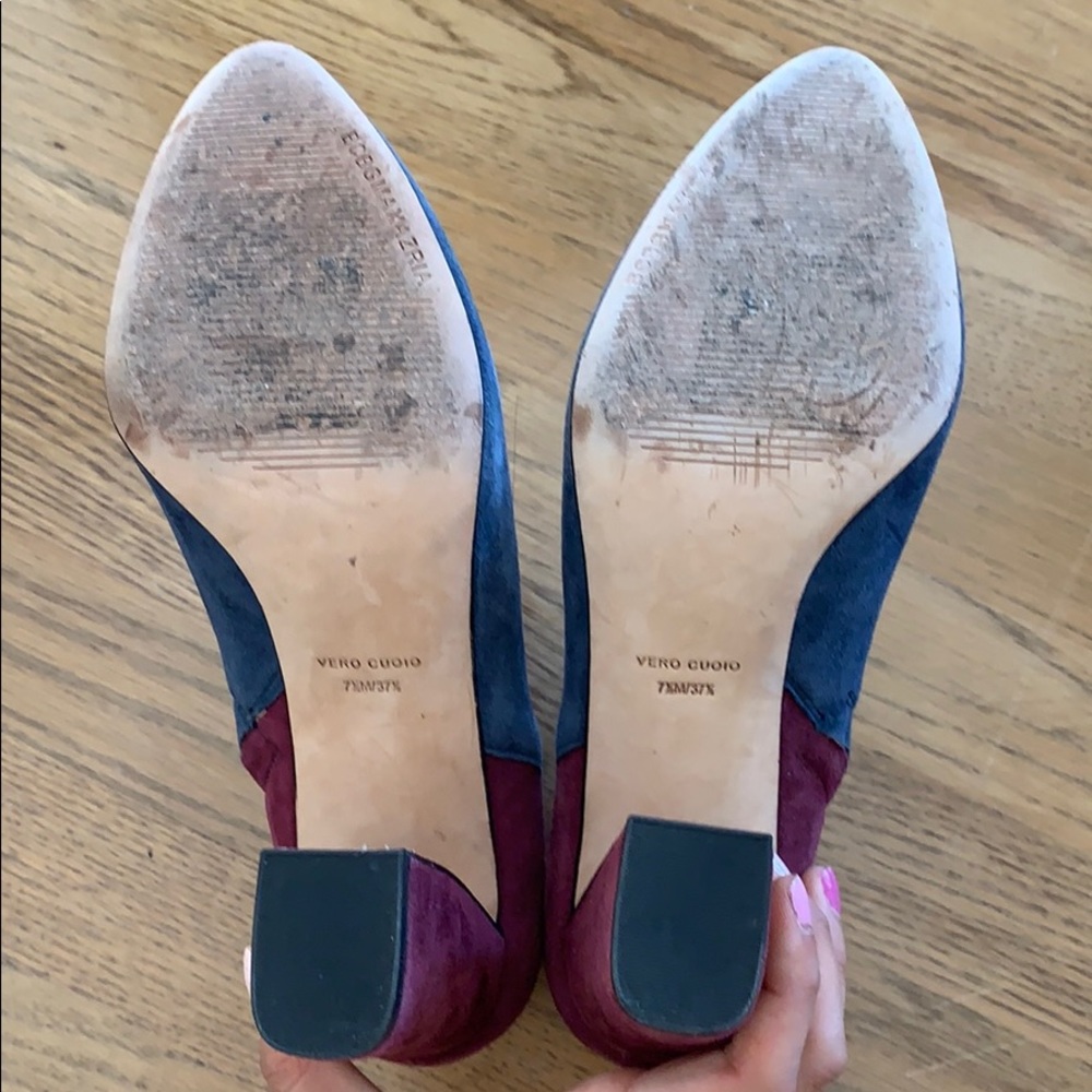 Suede Patchwork Ankle Boots - image 4